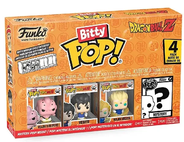DRAGON BALL BITTY POP! VINYL FIGURE 4-PACK SERIES 3 2.5 CM